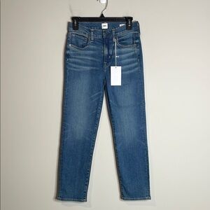 EDWIN | Women’s Bree Crop Slim Straight Jeans in Boardwalk Size 26 NWT